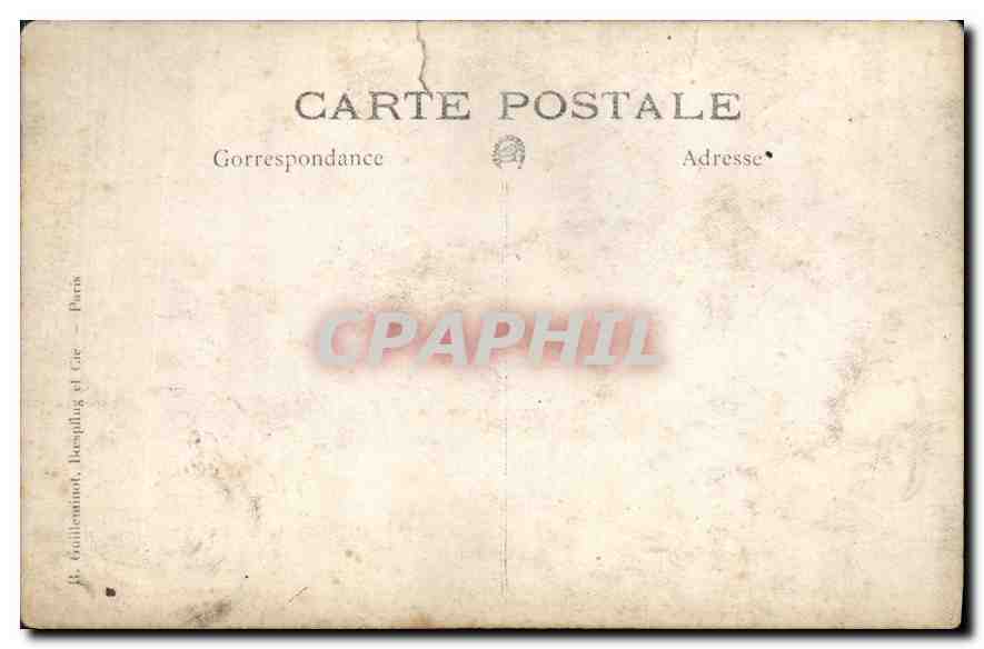 CARTE PHOTO Femme Enfants — Verso