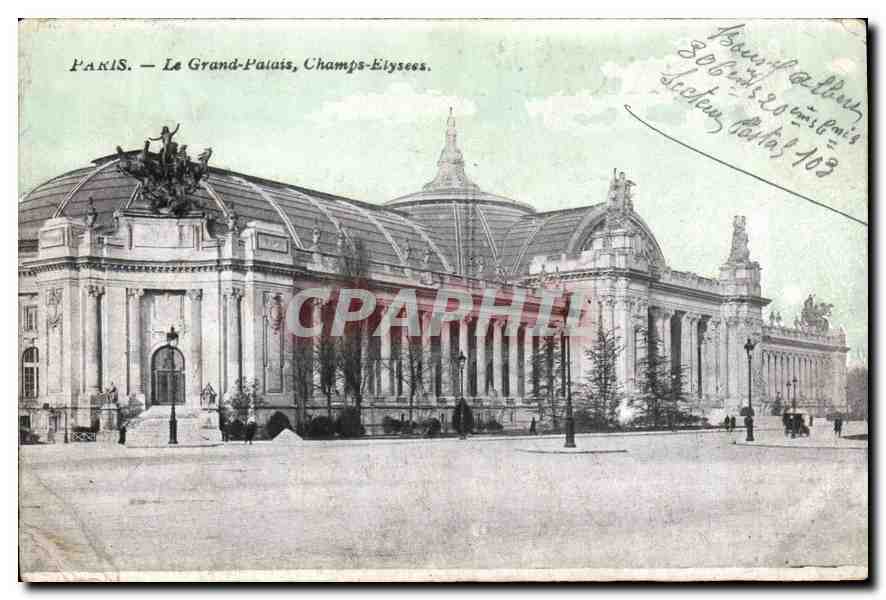 CPA Paris le Grand Palais Champs Elysees 