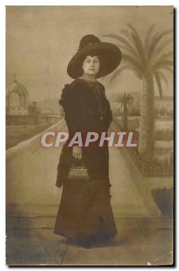 CARTE PHOTO Femme