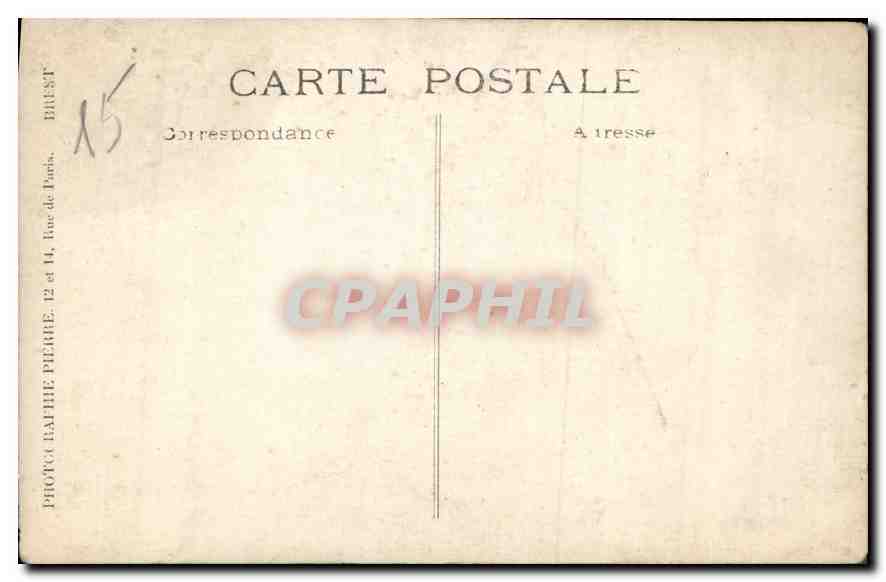 CARTE PHOTO Femme — Rückseite