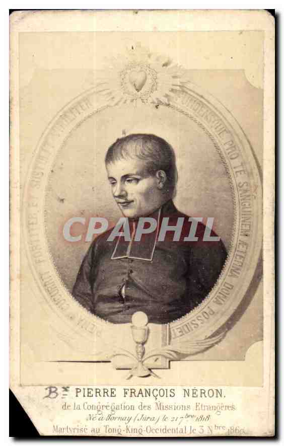Photo Pierre Francois Neron  Congregation des Missions Etrangeres Tonk King Indochine 