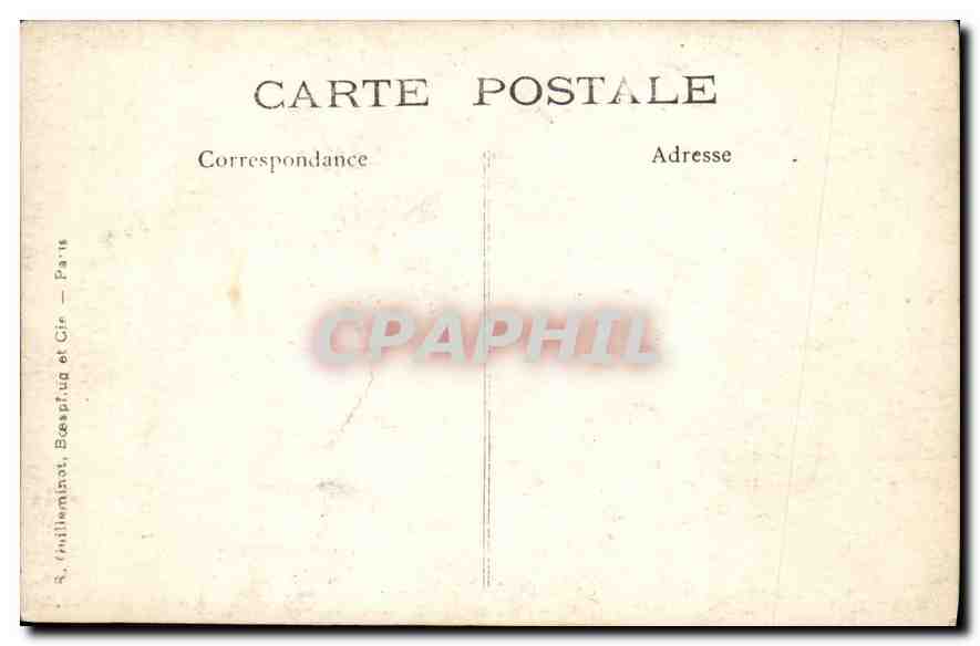 CARTE PHOTO Femme dans la neige — Verso