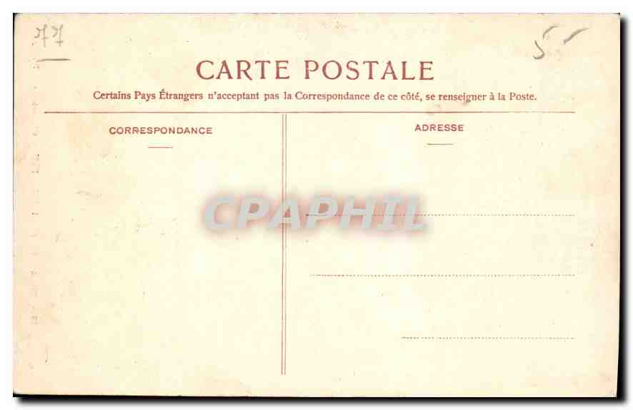 Palais de Fontainebleau — Chapelle de la Trinité — CPAPHIL n°38 — Rückseite
