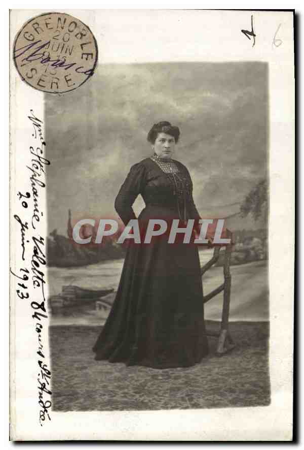 CARTE PHOTO Femme