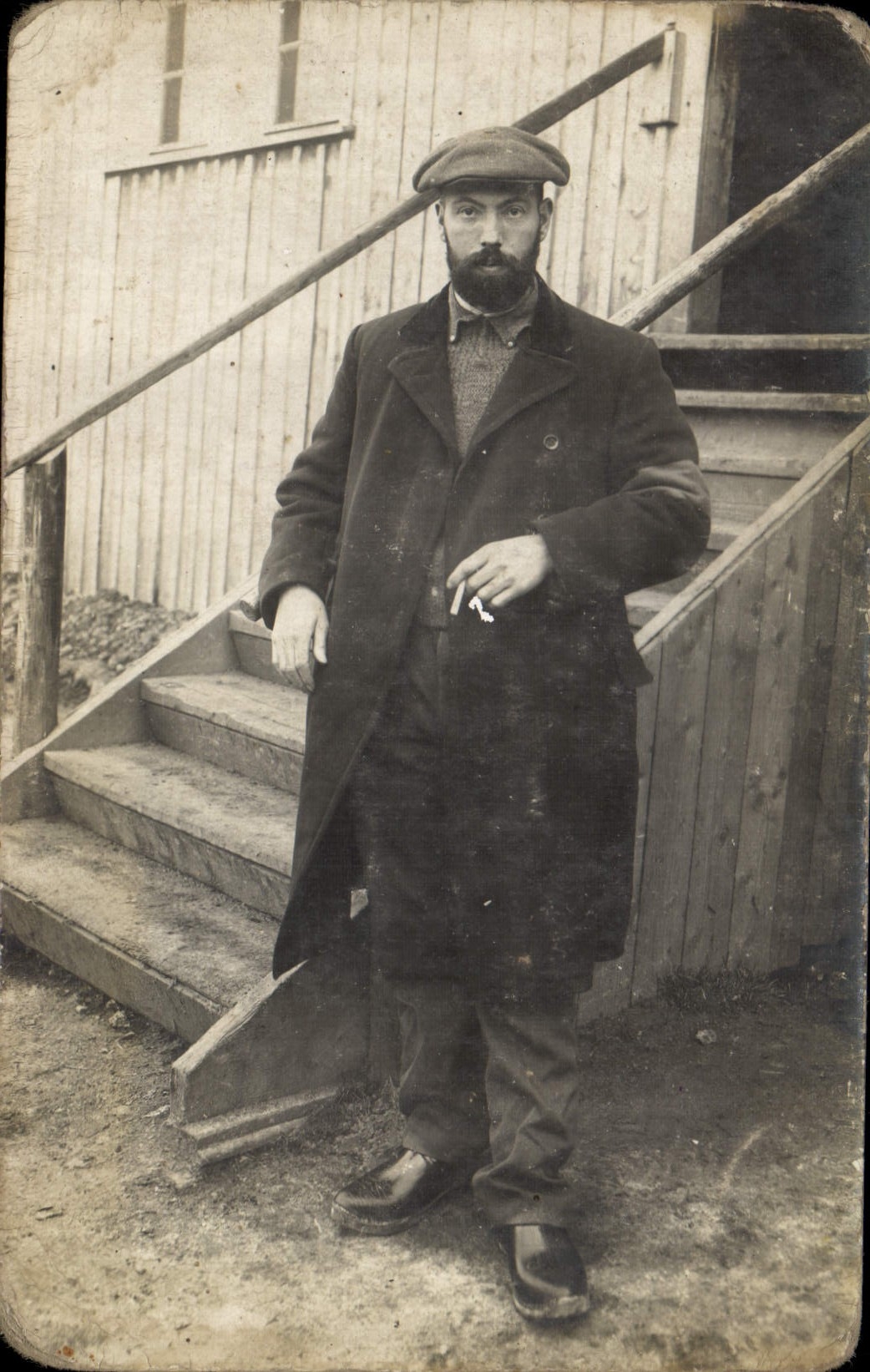CARTE PHOTO homme Henri Picot Prisonnier Civil Parcy Tigny Hartennes Allemagne