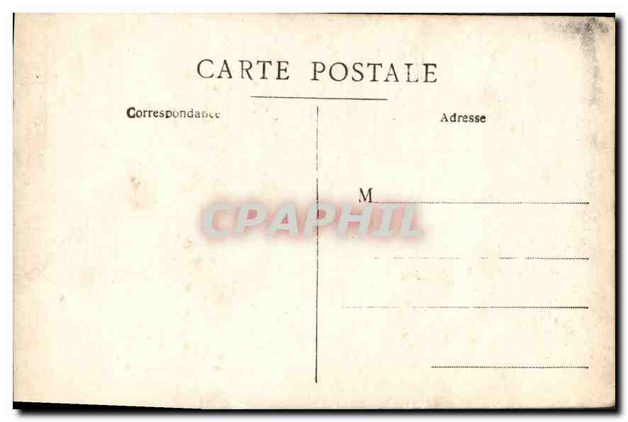 CARTE PHOTO Femme — Verso