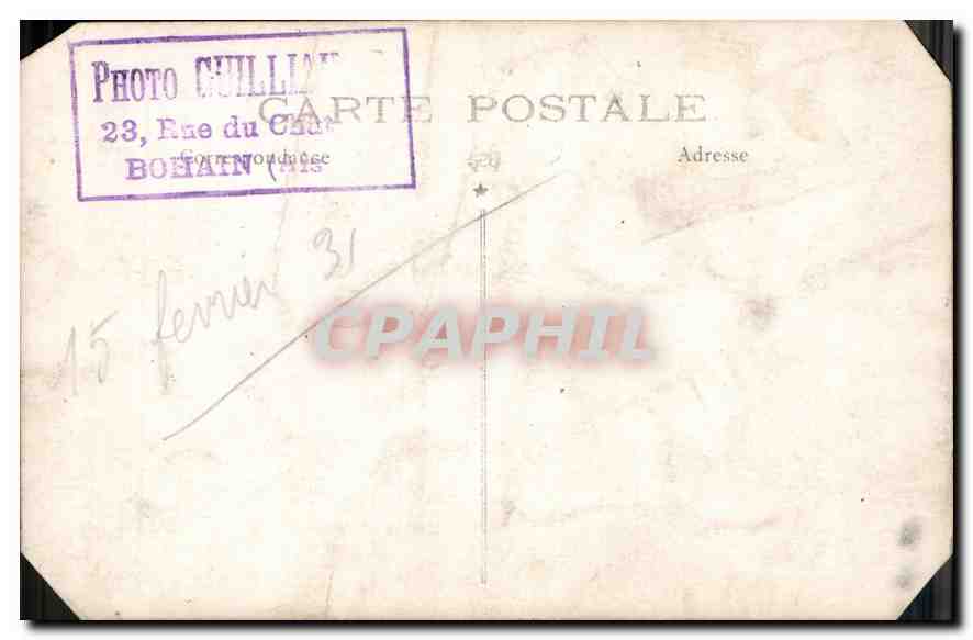 Gruppo di giovani in divisa da marinaio — Foto Guillian, Béthune (Pas-de-Calais) — n° 524 — Verso