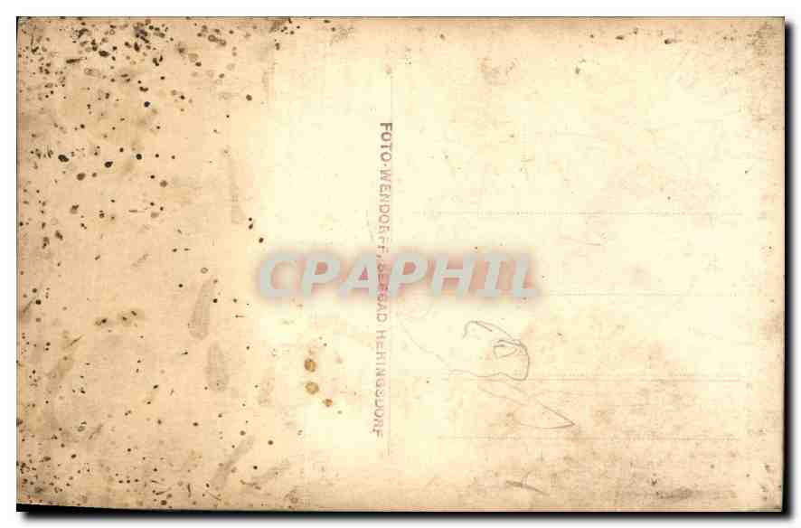CARTE PHOTO Hommes — Rückseite