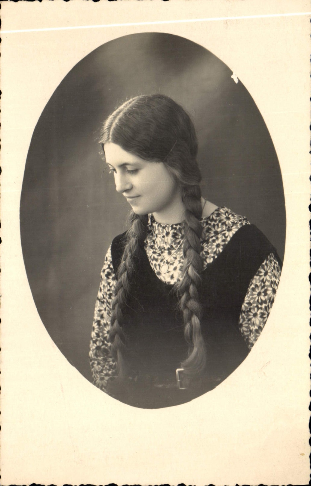 CARTE PHOTO Femme