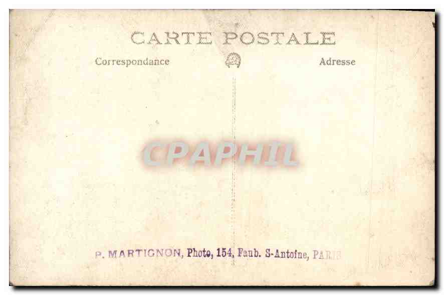 CARTE PHOTO Enfants Femme — Rückseite