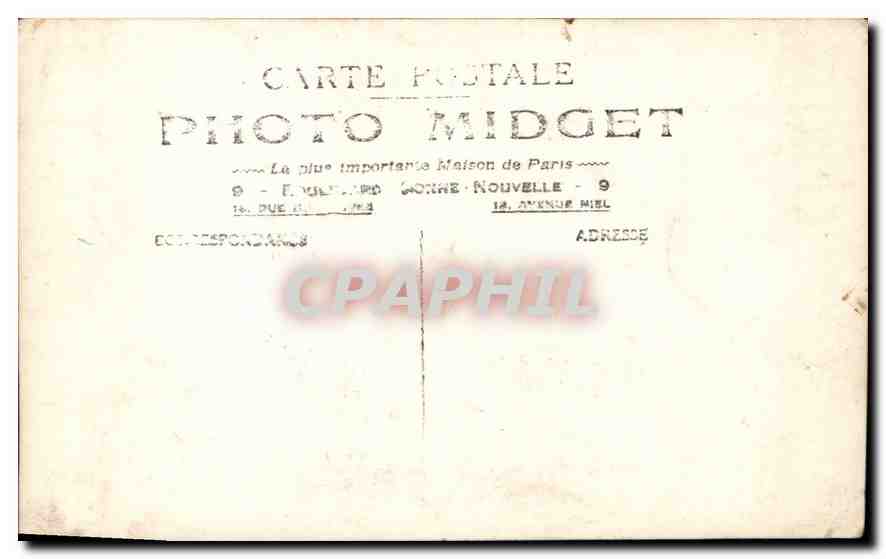 CARTE PHOTO Femmes — Rückseite