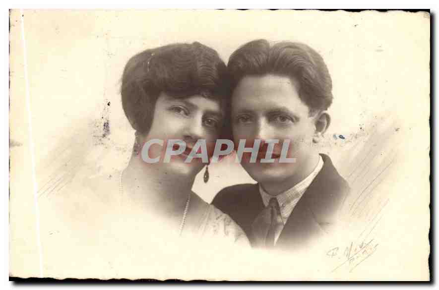 CARTE PHOTO Femme