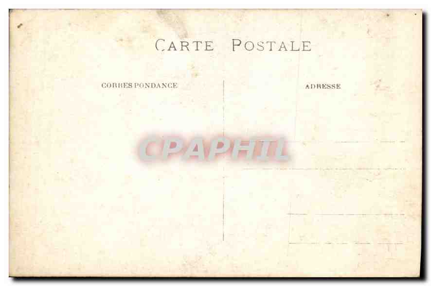 CARTE PHOTO Homme — Verso