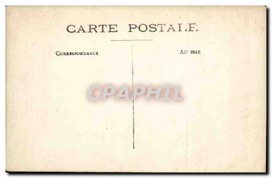 CARTE PHOTO Hotel du Point du Jour — Rückseite