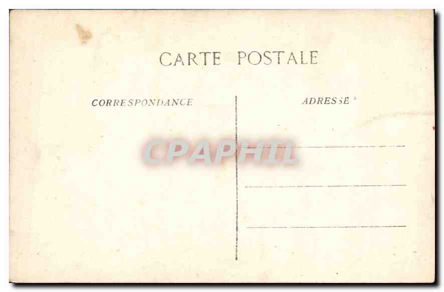 CARTE PHOTO Enfant Communiant — Rückseite