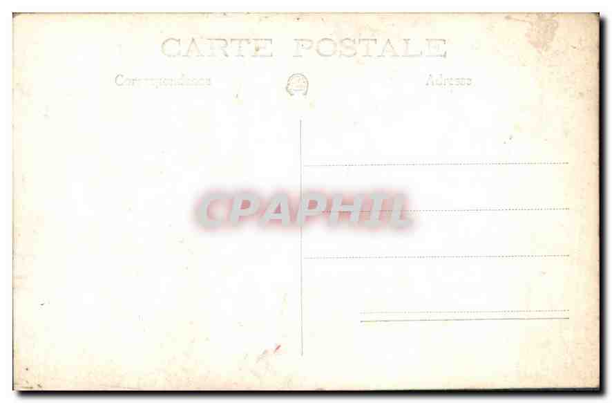 CARTE PHOTO Personnages — Verso