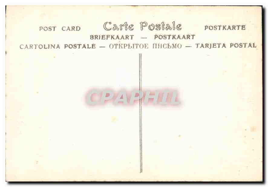 CARTE PHOTO Femme — Verso