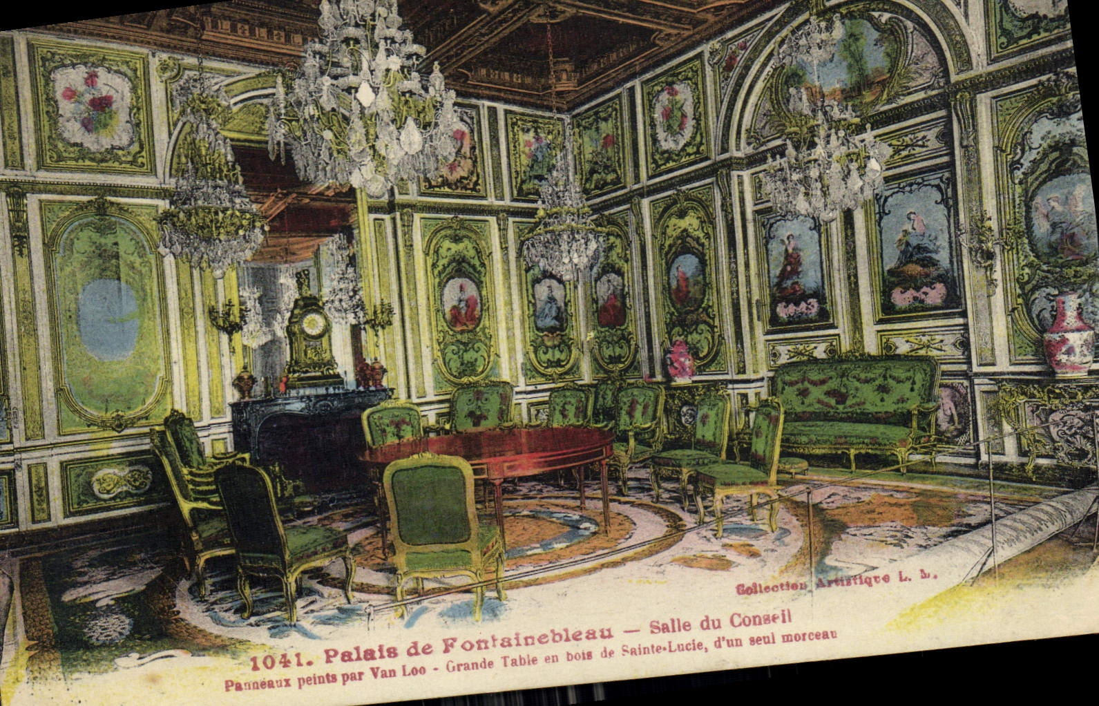Palais de Fontainebleau — Salle du Conseil — Collection Artistique L. b.