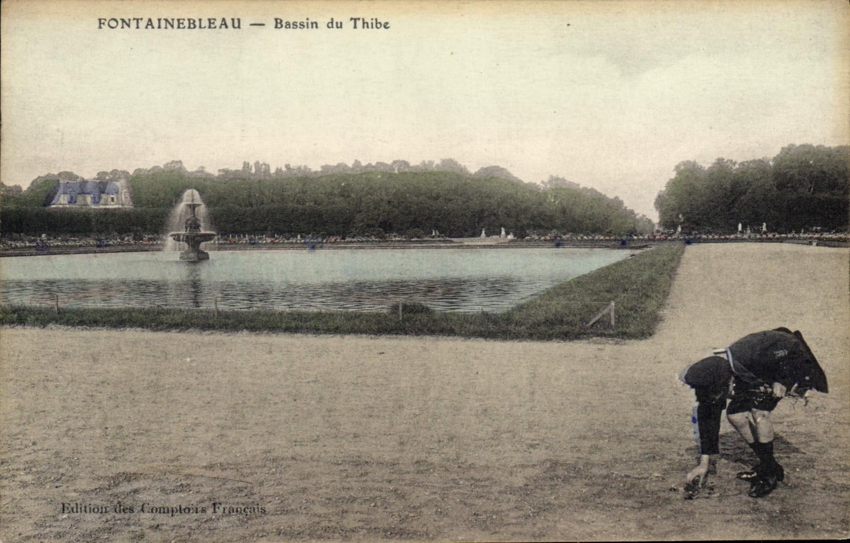 Fontainebleau — Bassin du Thibe — Édition des Comptoirs Français