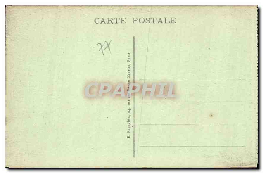 Palazzo di FONTAINEBLEAU — Antica Camera del Papa Pio VII — A.P. — Verso