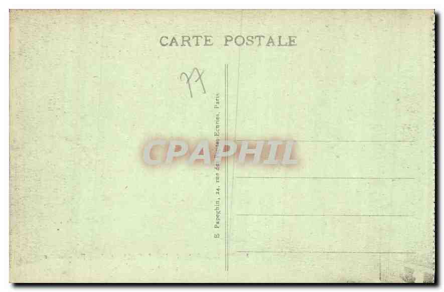 Palais de Fontainebleau — Galerie François Ier — A.P. — Verso
