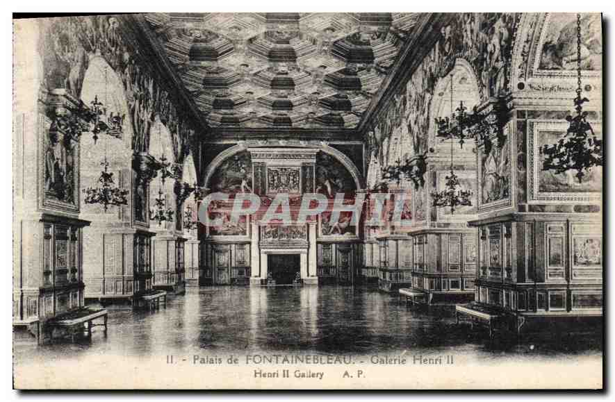 Schloss FONTAINEBLEAU - Galerie Henri II — A.P.