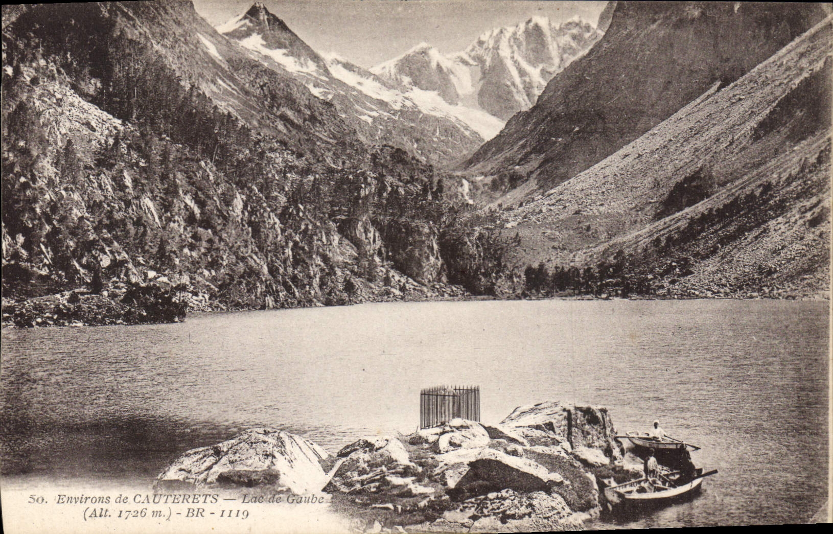 Umgebung von CAUTERETS — Lac de Gaube — H. 1726 m. — BR-1119