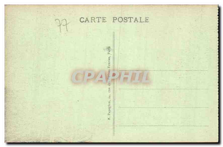 Apartamentos del Papa - Salón de Recepción - Palacio de Fontainebleau — Reverso