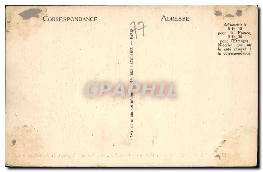 Fontainebleau - Le Château - Chambre à Coucher de l'Impératrice Joséphine - LL — Verso