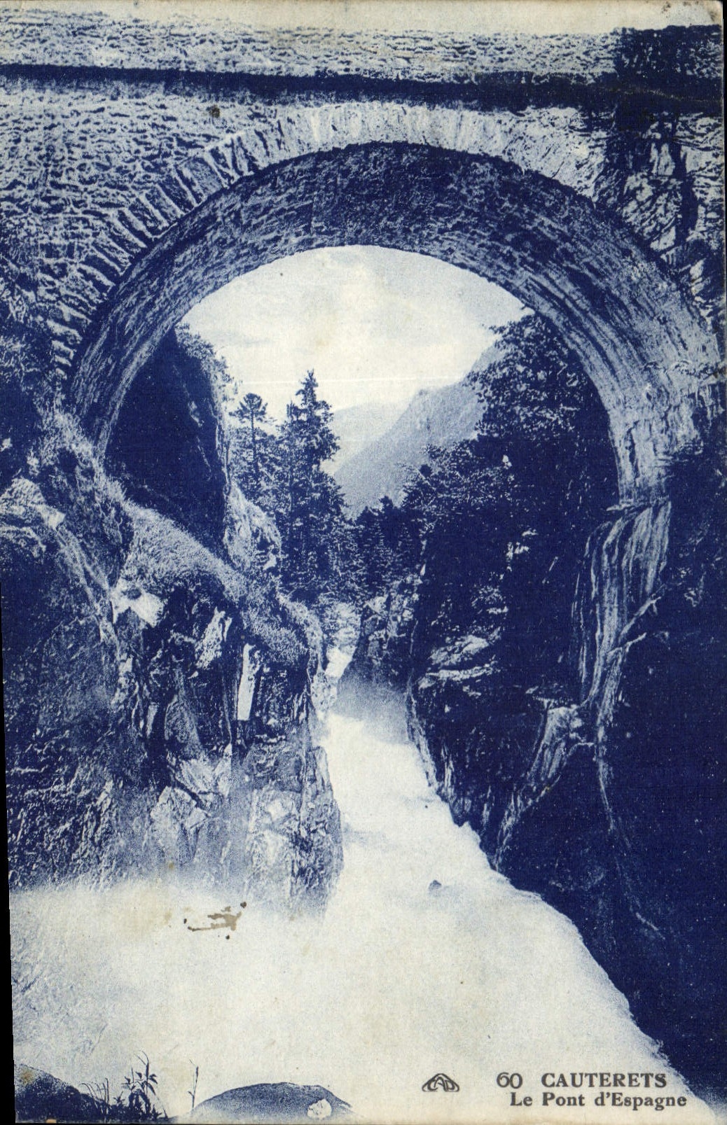 CPA Cauterets Le Pont d'Espagne 