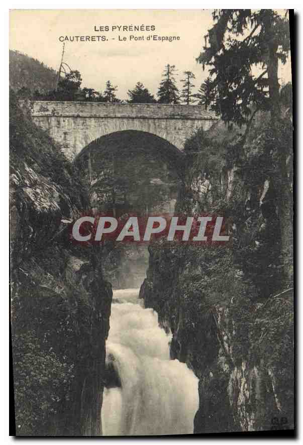 Cauterets — Der Spanienbrücke — Die Pyrenäen