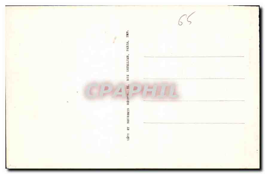 CPA Lourdes La Grotte Miraculeuse  — Verso