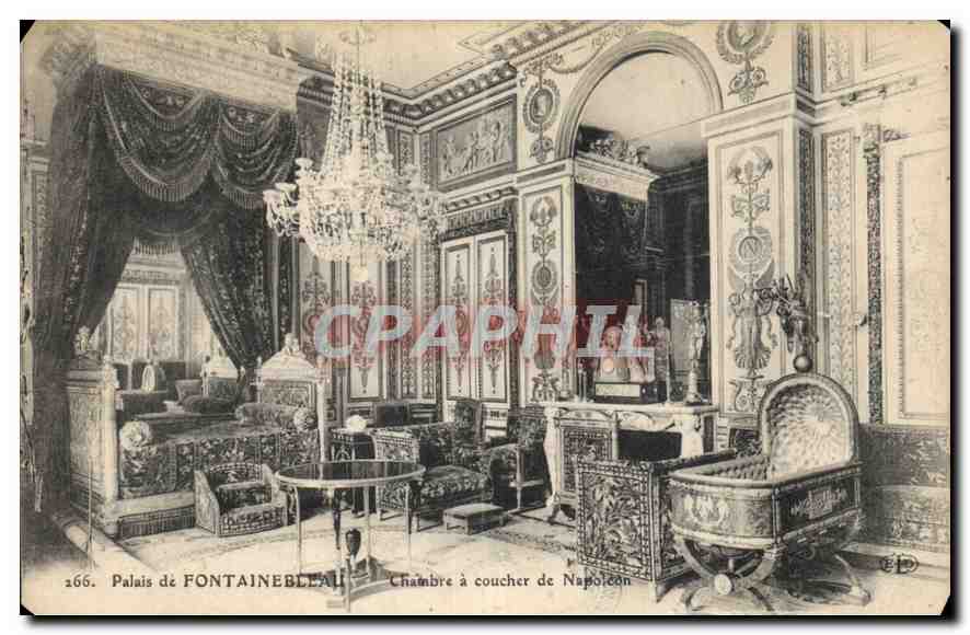 CPA Palais de Fontainebleau  Chambre a Coucher de Napoleon