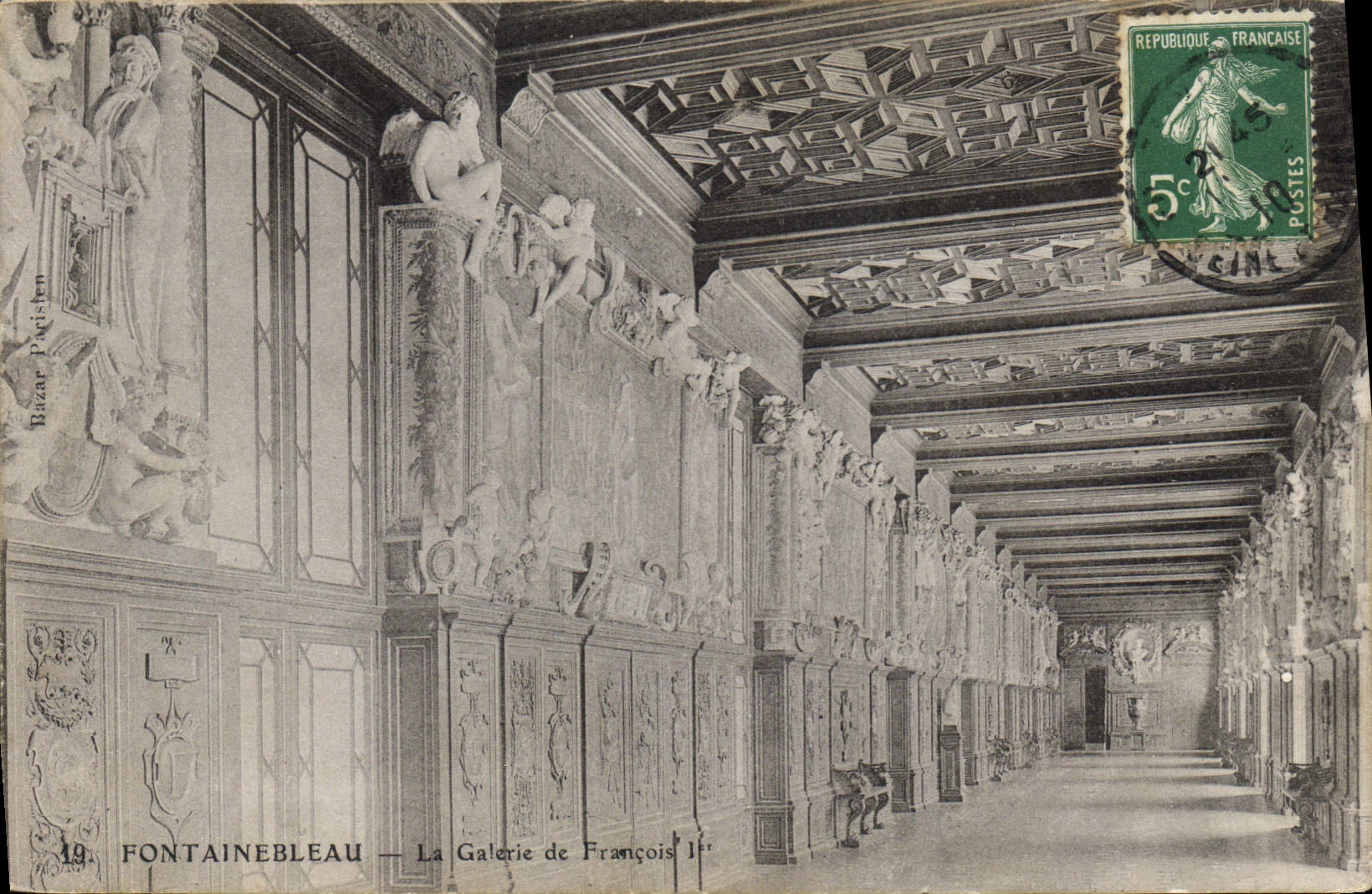 Fontainebleau — La Galerie de François Ier — Bézard Parisien