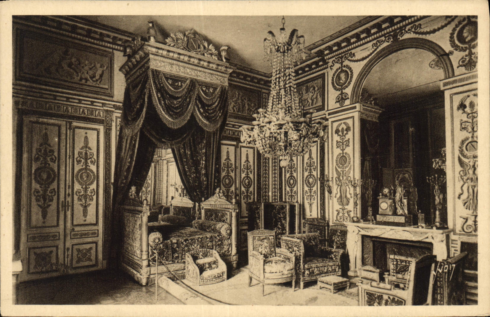 Fontainebleau - Camera di Napoleone I — Le Edizioni d'Arte VVON, Parigi