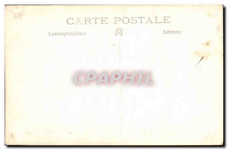 CARTE PHOTO Personnages — Rückseite
