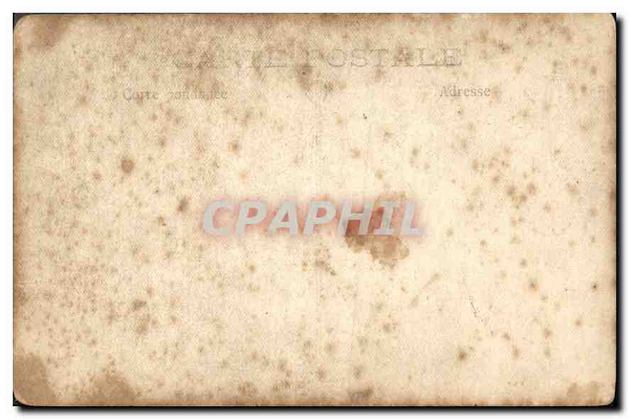 CARTE PHOTO Femme — Verso
