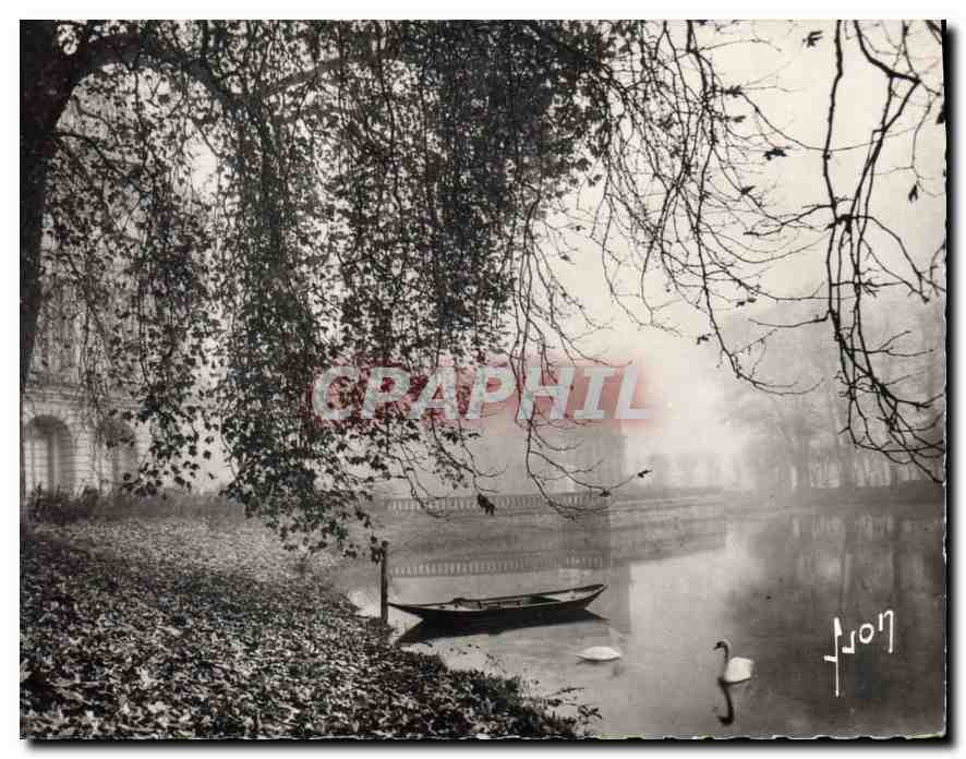 Fontainebleau — L'Étang aux Carpes en otoño — Ediciones de Arte, rue Martel, París