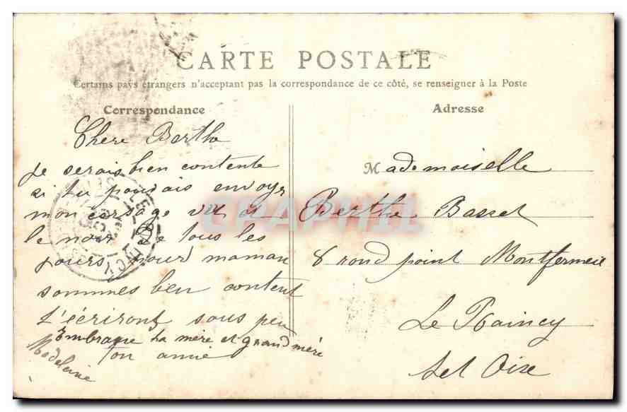 CPA Orleans Vue avol d'Oiseau  — Verso