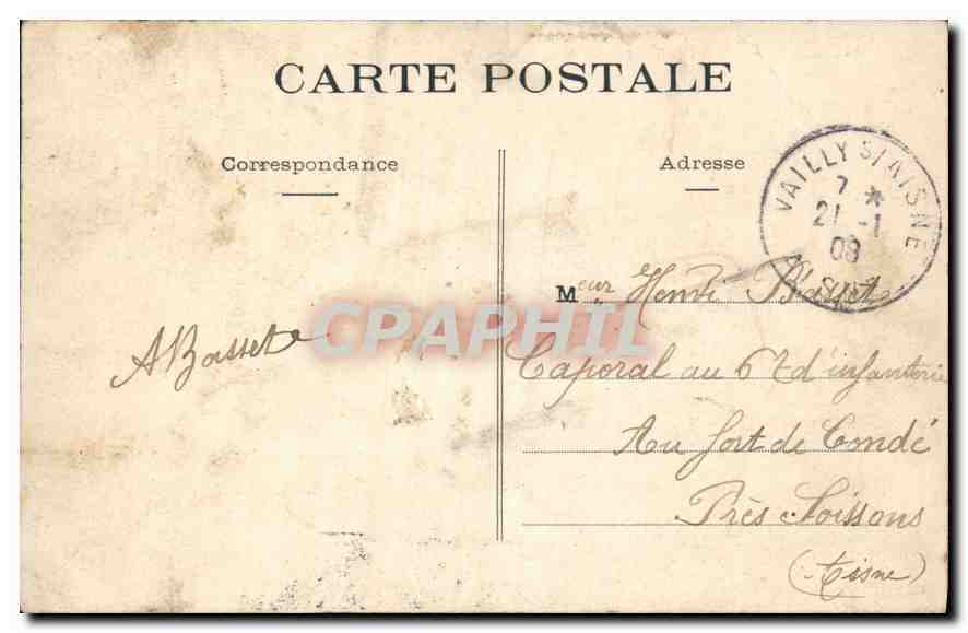 CPA Limoges L'Hotel de Ville  — Rückseite