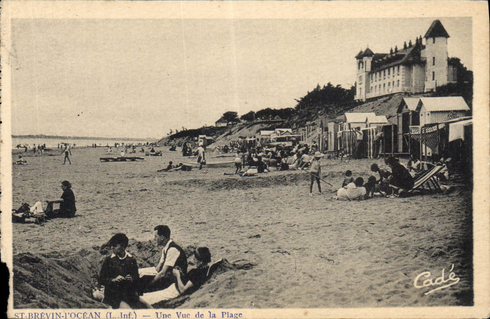 CPA St Brevin l'Ocean Une Vue de la Plage 