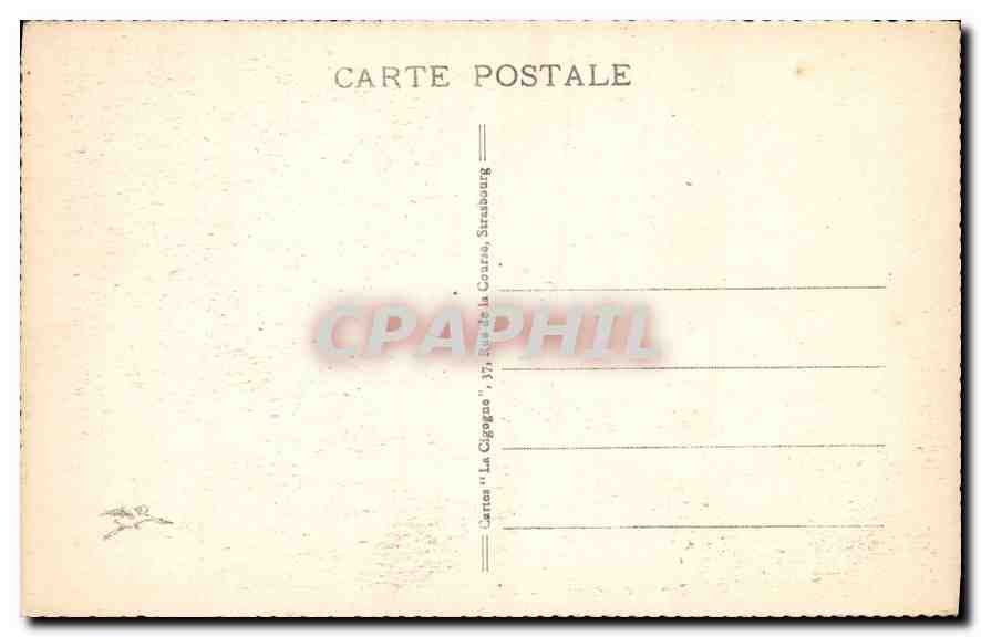 Colmar - Clocher de la Cathédrale et Chapelle de l'Hôpital — éditeur 'La Cigogne', Strasbourg — Reverso