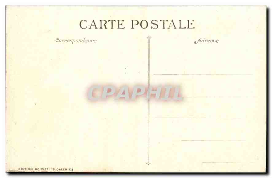 CPA Marseille La Coniche Le Palace Hotel  — Verso