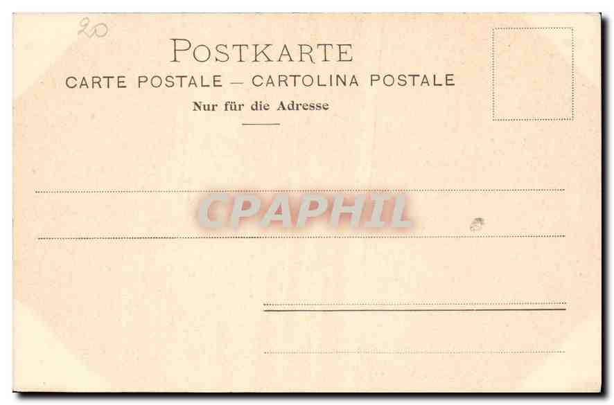 Chamonix - Le Mauvais Pas — éditeur L.100 — Verso