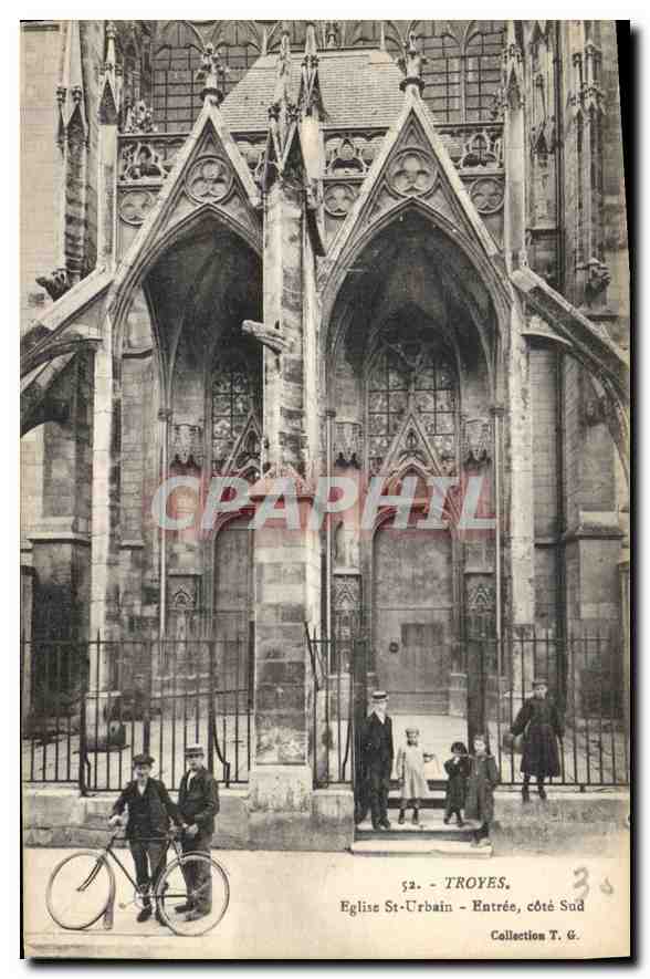 Église St-Urbain - Entrée, côté Sud - TROYES
