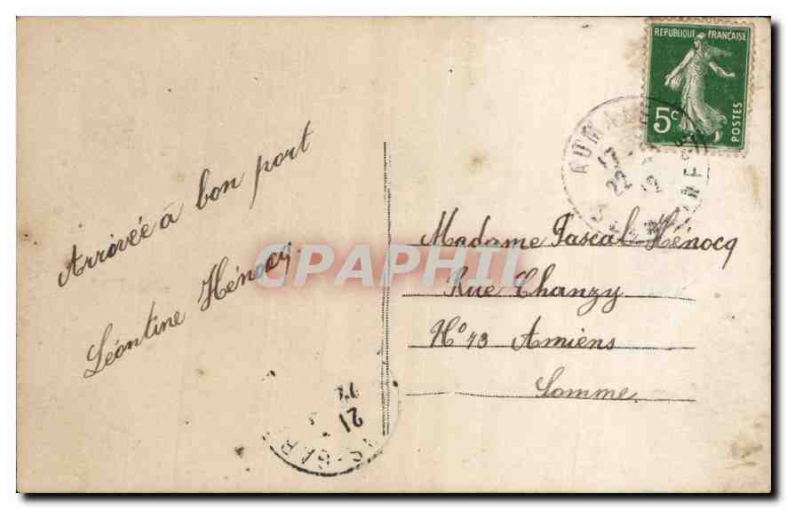 CPA Heureux Anniversaire Femme — Verso