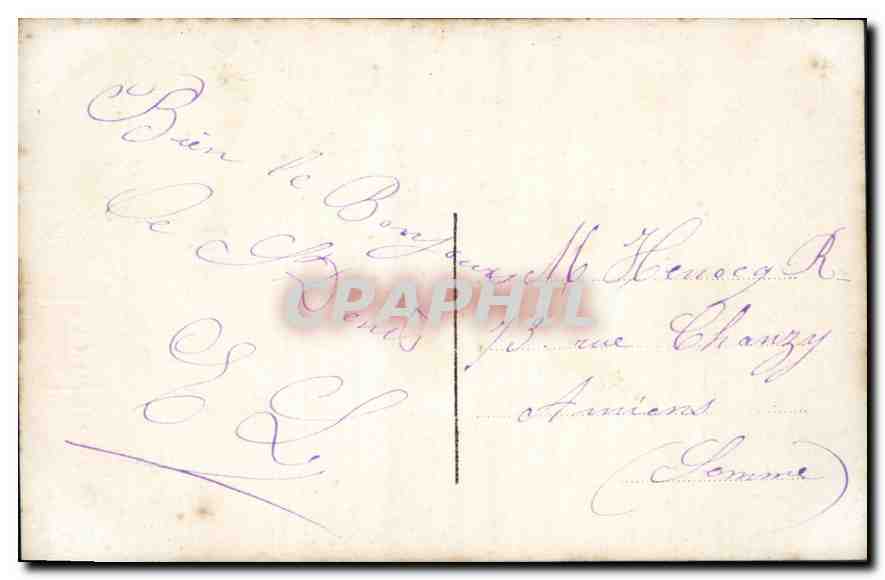 CPA Amities Femme Colombe — Verso