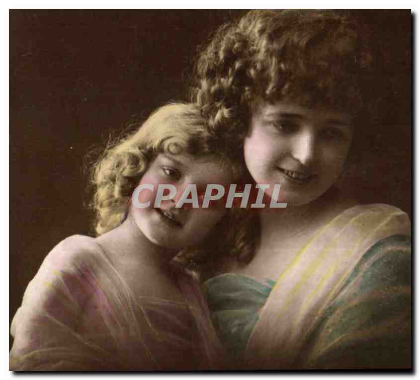CPA Femme Enfant
