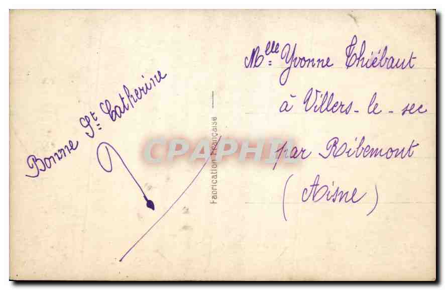 Couple en tenue de soirée — portrait studio — éditeur inconnu — Verso