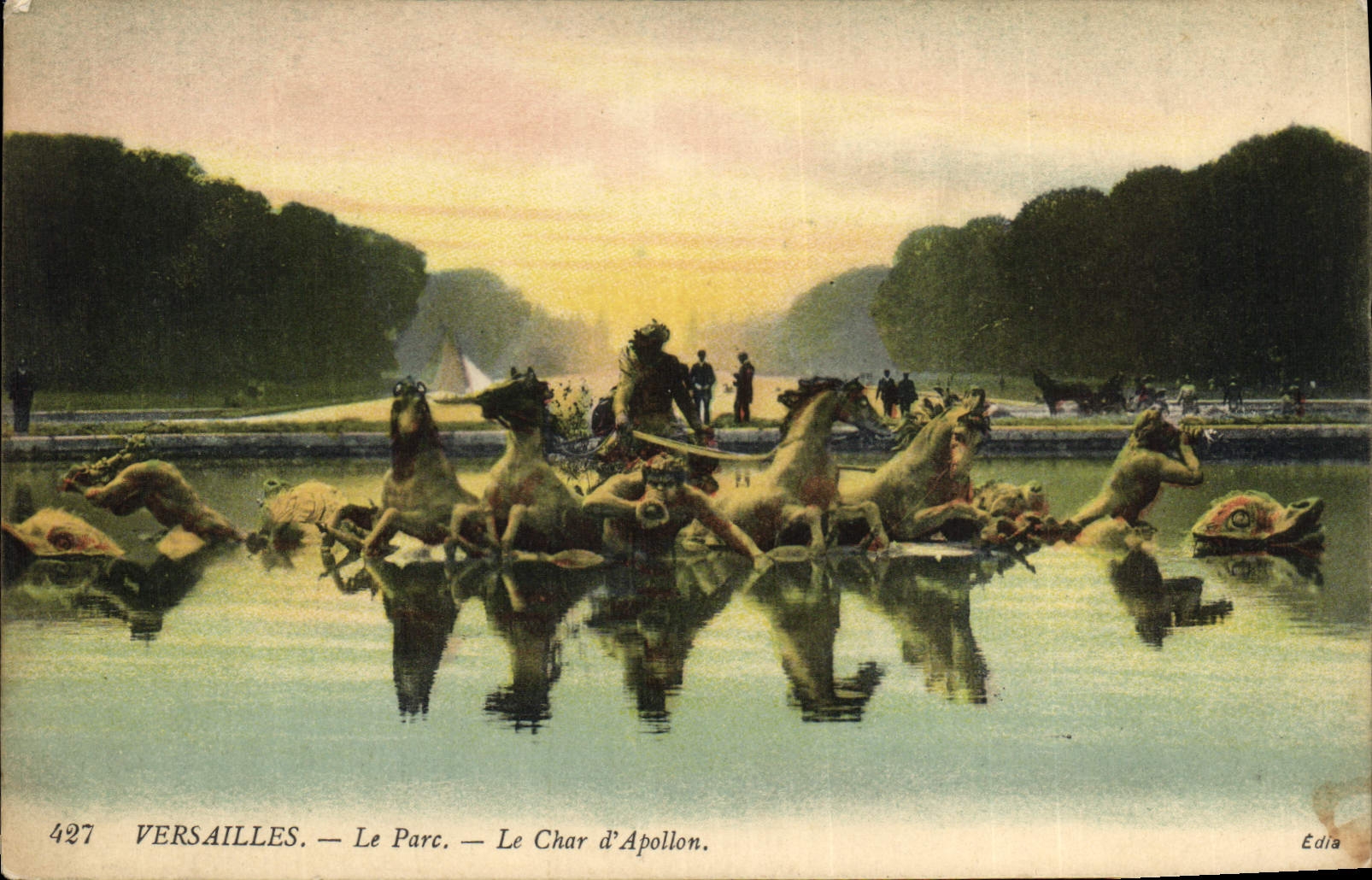 Versailles — Le Parc — Le Char d'Apollon — Édia n°427